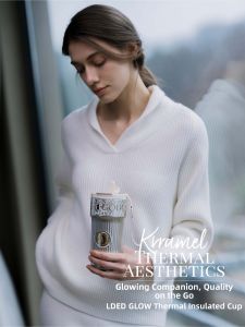 KRRAMEL | Attractive Large Capacity Insulated Sipping Cup