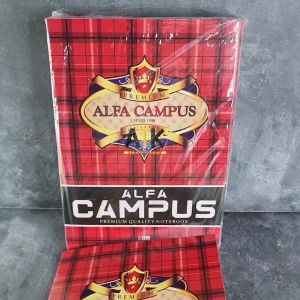 Buku Tulis 36 Lembar Campus Alfa Premium Boxy 1 Pak ( 10 Buku) atk