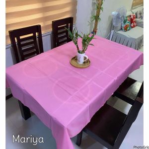 Plain Table Cloth Washable 4/6/8 Seater