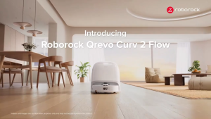 Roborock QRevo Curv 2 Flow Robot Vacuum 20000Pa Suction SpiraFlow Self-Cleaning Mop