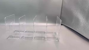 1pc Acrylic ChildrenS Shoe Organizer 4-Compartment Transparent Shoe RackBaby Shoe Storage Shelf for Various Room Types