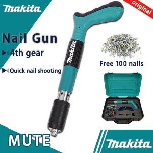 Makita Nail Gun Original Heavy Duty Manual Steel Nails Gun For Concrete Rivet Tool Steel Rivet Gun Nail Punch 100 Nails