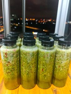 Mookata Thai Green Chilli Sauces Cili Mookata BBQ Chili Seafood Chili 泰式青辣椒 泰式辣椒酱 泰式海鲜酱 烤肉酱 300ml*3 Bottle