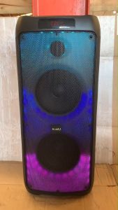 ลำโพง Music D.J. D-8500 black +USBBLUETOOTH แถม Microphone