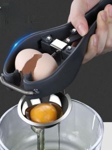 Kitchen Egg Beater Egg Shell Separator Baking Egg White Separator Home Use Egg Peeler Tool Durable Stainless Steel