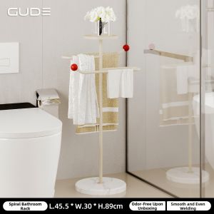 GUDE | Freestanding No-Drill Luxury Bathroom Towel Rack