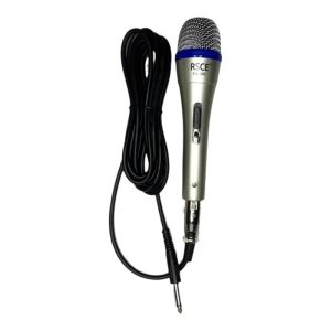 Outdoor Karaoke Sound Box with Handle Dynamic Microphone Family KTV Amplifier DVD Wired Microphone Large Plug for Entertainment