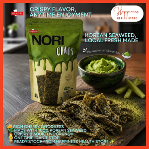 NANORI Cheesy Cheese Nori Chips 50gSnek Rumpai Laut Keju Crispy Seaweed Snack HAPPINESS
