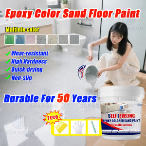 High Gloss Epoxy Colored Sand Floor Paint Epoxy Resin Colored Sand Self Leveling Floor Paint Imitation Marble Cement