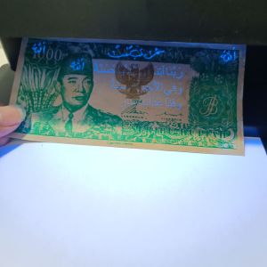 Uang Uka2 1000 Soekarno Hijau – Souvenir Uka2 Berkaligrafi Arab