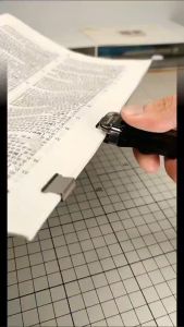 Metal Clip Holder Push Clamp Binder Clips Stapler Multifunction Paper Storage Artifact School Office Supplies Stationery