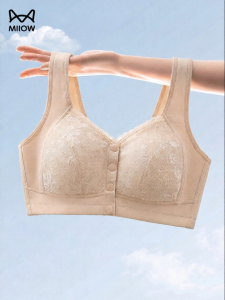 MiiOW | Cotton Wireless Underwear Gathering and Supportive