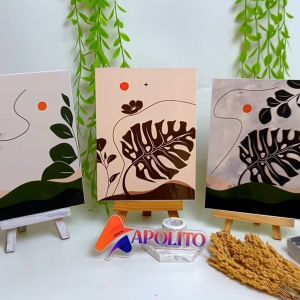 HIASAN DINDING AESTETIK MONSTERA(15X20 CM ) WALL DECOR HIASAN DINDING