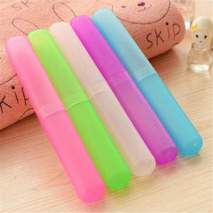 Toothbrush Case Portable Container Holder Dustproof with Drain Hole Travel