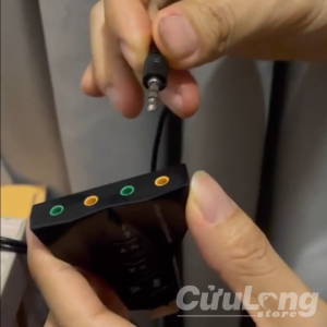 USB Sound Card 7.1 Gắn Ngoài PC Laptop USB to 3.5mm Cáp Âm Thanh Tai Nghe Mic Chuyển Đổi Jack