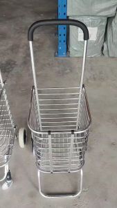 TRENY Foldable Folding Aluminium Shopping Supermarket Trolley Supply Two Wheel Four Wheel Six Wheel Cart