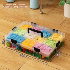 AMU·PIGGY | Small Particle LEGO Storage Box Multi-Layer