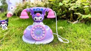 Musical Kuromi Telephone With Lights And Music Toys For Kids with Lights Sound Baby Educational Learning Toys