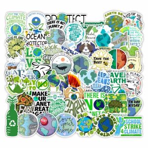 50Pcs Protect The Earth Stickers For Suitcase Skateboard Laptop Luggage Fridge Phone Car Styling DIY Decal Pegatinas