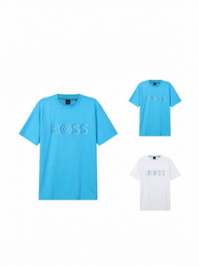 Áo Thun Nam Cotton In Logo Cổ Tròn Tay Ngắn