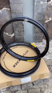 STICKER STIKER VELG TAKASAGO EXCEL ASIA PRINT HITAM HIJAU STABILO BERKUALITAS ORI