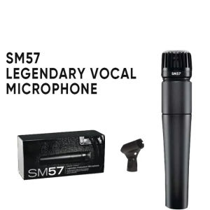 Free Gift: Metal SM57 Microphone for Video & Karaoke