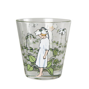 Finland Muurla Imported Glass Cup Girls Home Cute Ins Style Transparent Simple Tea Cup Juice Cup