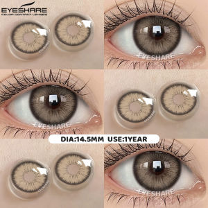 EyeShare | EYESHARE Fashion Popular Blue Eye Lenses Natural Colored Contact Lens Brown Eyes Makeup Gray Contact Yearly Green Beauty Pupils
