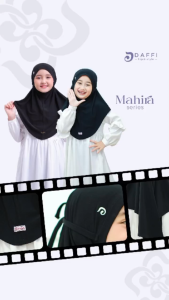 MAHIRA SCHOOL XS S M Daffi Hijab Jilbab Instan Anak Sekolah TK SD SMP SMA Jersey Premium Non Ped Tali Belakang