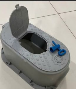 Hộp đồng hồ nước nhựa HDPE bảo vệ đồng hồ bên trong tại TPHCM