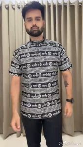 [PRE-ORDER]New Indian Traditional Half Sleeves Short Kurta in Mahakal and Radhe radhe Prints[DELIVERY TIME 14DAYS]