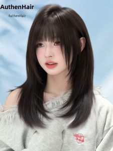 REAL ME | Natural Long Bob Wigs Mid-Length
