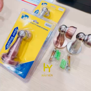 Hít cửa chặn cửa inox 304 với lực hút cực mạnh chốt chặn chống va đập ồn ào bảo vệ cửa gỗ