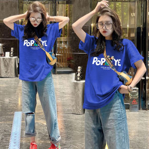 เสื้อยืดแขนสั้นผ้าฝ้ายแท้สีคาเฟ่ ทรงหลวม ทรงหลวม ขนาดใหญ่ สำหรับผู้หญิง ฤดูร้อน 2023 เสื้อเชิ้ตแขนสั้นทรงเข้ารูปแบบใหม่