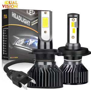 2Pcs H7 LED H11 H4 9003 H1 H3 H8 HB3 HB4 HIR2 9005 9006 9012 Car Headlight Bulbs 6000K COB Car Lights 30000LM 300W 12V Turbo Fan