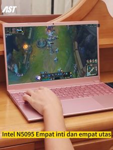 AST Laptop Baru Pink 15.6\" Ram20g+512gb SSD Kunci Sidik Jari Windows 11 +Office+Garansi 1 Tahun Bouns