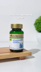 Sido Muncul Natural Vitamin D3 1000 IU Kesehatan Tulang Kalsium Auto Imun
