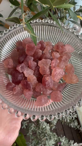 1 Viên Thạch Anh Dâu Tây (Strawberry Quartz) Hợp Mệnh Hỏa Thổ Size 1-2cm - Hấp Dẫn Tình Yêu Tăng Cường Sáng Tạo -Bluegems