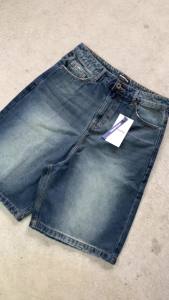 Nhập LAZFASHION88 giảm 20% đơn 149k - Quần Short Jean DAPPERANDMORE Washed Denim Form Lửng - Xanh Blue