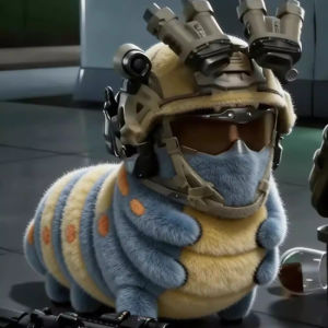 Whimsical Creative Plush Toy Figure