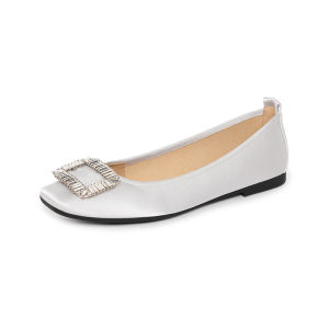 Reemoor | Stylish Crystal Buckle Flats