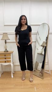 Sasha Pants Celana Willow Bawahan Perempuan Cotton Twill Street Katun Combat