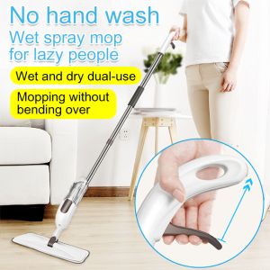 Wet Dry Mop Flat Mop Hand Free Spray Spray Spray Spray