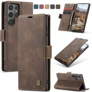 CASING SAMSUNG GALAXY S24 ULTRA Flip Wallet Leather Case Cover Sarung Dompet Caseme Kulit PU