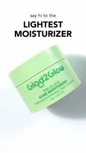 Glad2Glow Kiwi 3D Acid Acne Moisturizer 30gr | Pelembab Wajah Jerawat | Day & Night Cream | Skincare | G2G