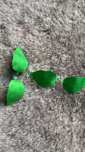 daun mawar cabang 2 /daun artificial jual per 50/100 pcs