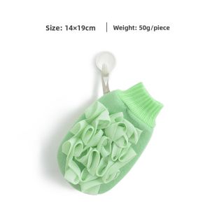 Dual-Function Bath Sponge and Loofah Glove Grace