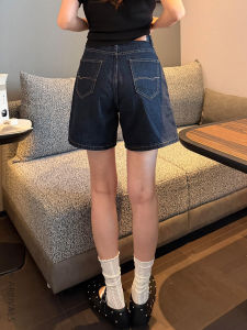 YUXIAO | Slim Fit A-line Large Size Jeans Shorts for Short Figure and Pear-shaped Body Summer Light Thin Style