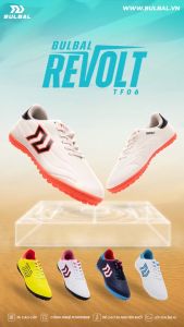 Giày Bóng Đá Sân Cỏ Nhân Tạo Bulbal Revolt TF06 - Đế cao su TF chống trượt