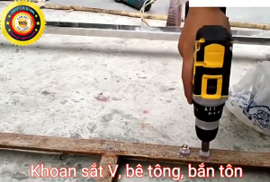 Máy khoan pin 36v khoan pin Dewalt 3 chức năng Máy bắn vít khoan gỗ sắt siết bulong. Tặng bộ 24 phụ kiện
